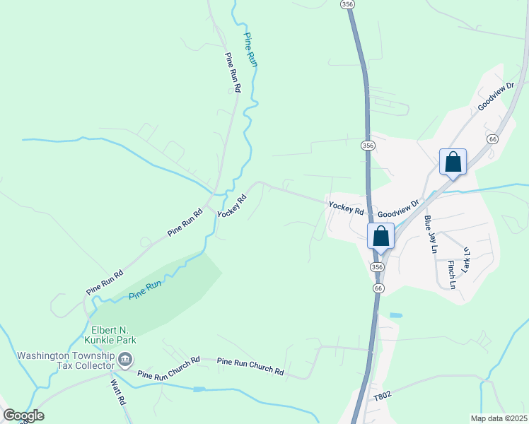 map of restaurants, bars, coffee shops, grocery stores, and more near 340 Yockey Road in Apollo