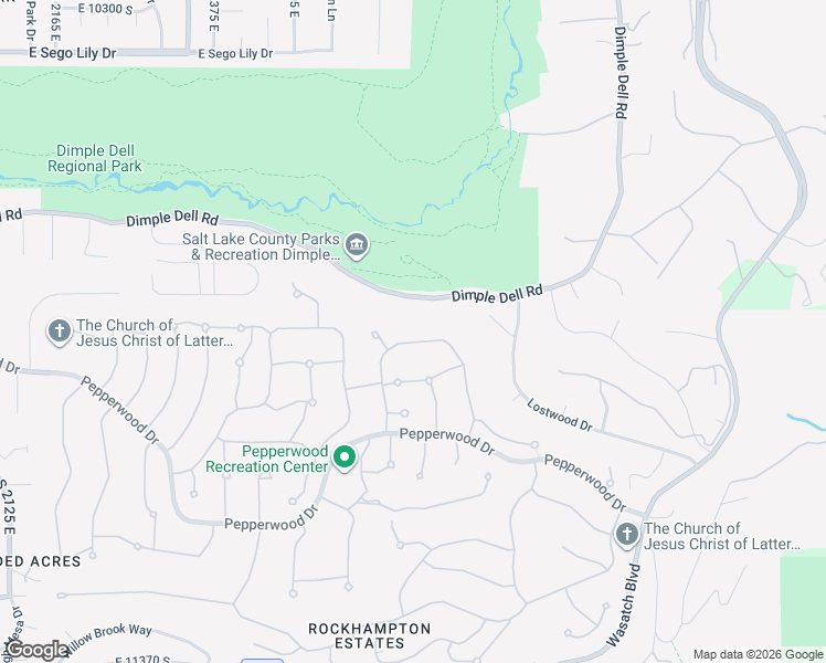 map of restaurants, bars, coffee shops, grocery stores, and more near 32 Northridge Way in Sandy