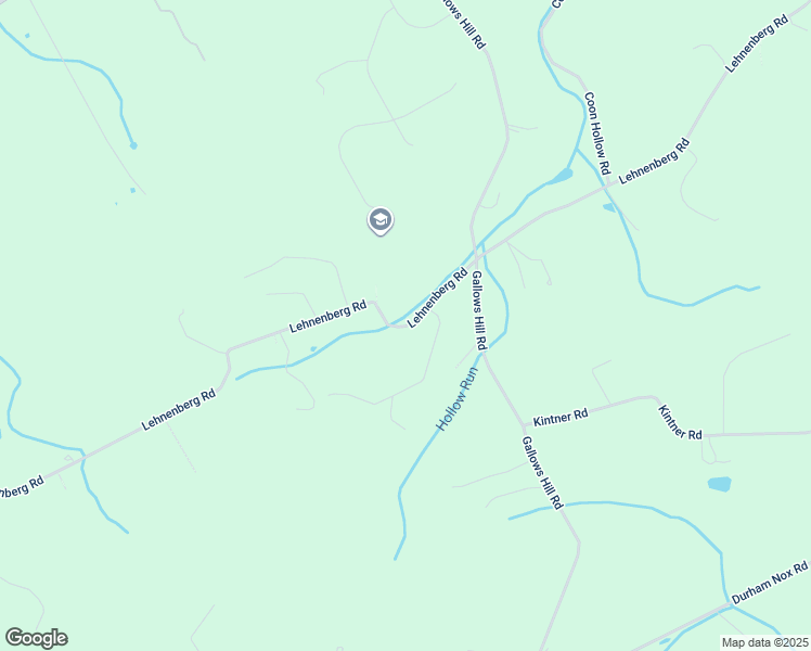map of restaurants, bars, coffee shops, grocery stores, and more near 4227 Lehnenberg Road in Riegelsville