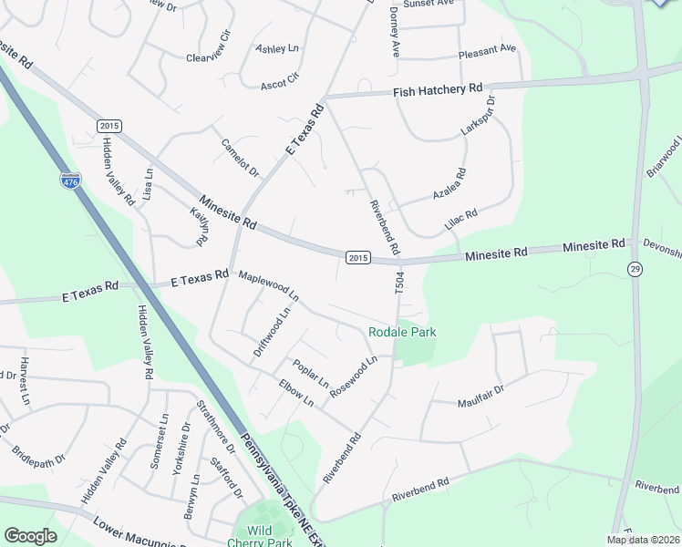 map of restaurants, bars, coffee shops, grocery stores, and more near 1790 Minesite Road in Allentown