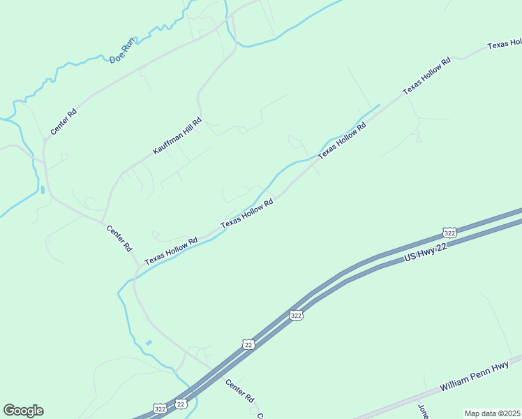 map of restaurants, bars, coffee shops, grocery stores, and more near 442 Texas Hollow Road in Mifflintown