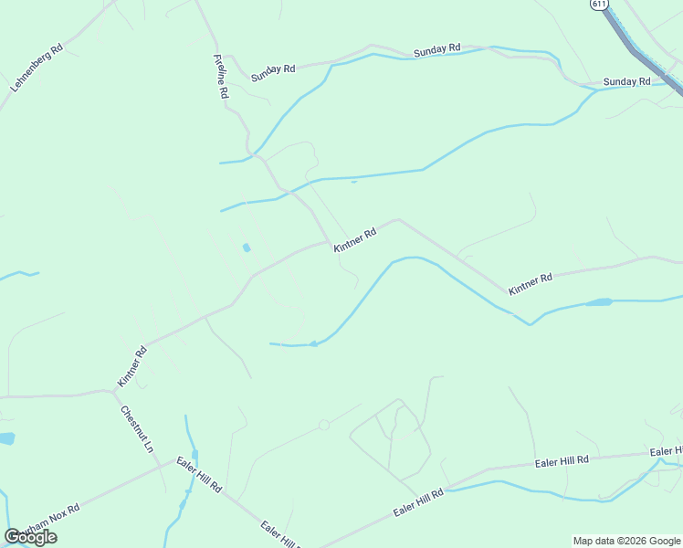 map of restaurants, bars, coffee shops, grocery stores, and more near 520 Kintner Road in Kintnersville