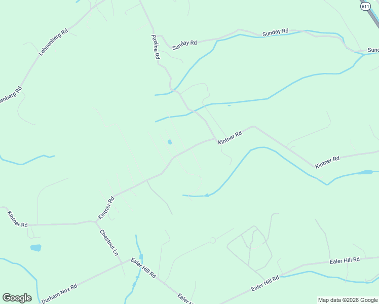 map of restaurants, bars, coffee shops, grocery stores, and more near 416 Kintner Road in Kintnersville