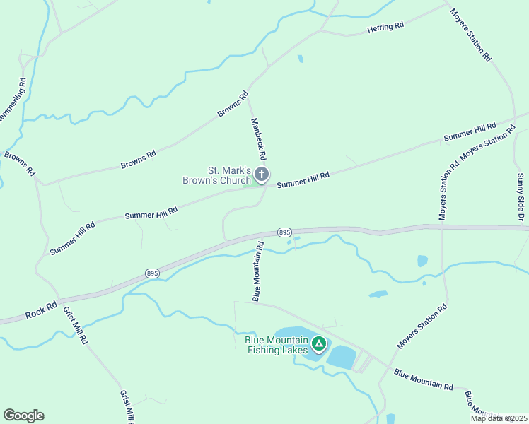 map of restaurants, bars, coffee shops, grocery stores, and more near Manbeck Road in Schuylkill County