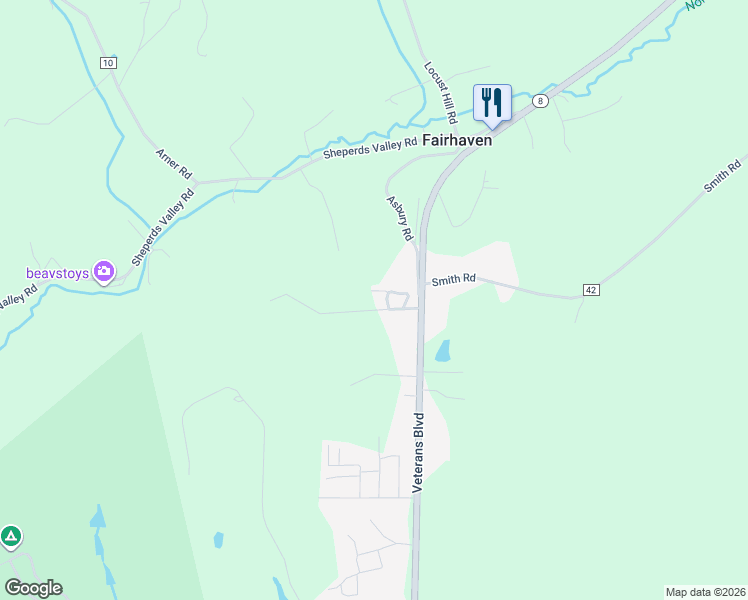 map of restaurants, bars, coffee shops, grocery stores, and more near 6 Tenneys Ct in New Cumberland