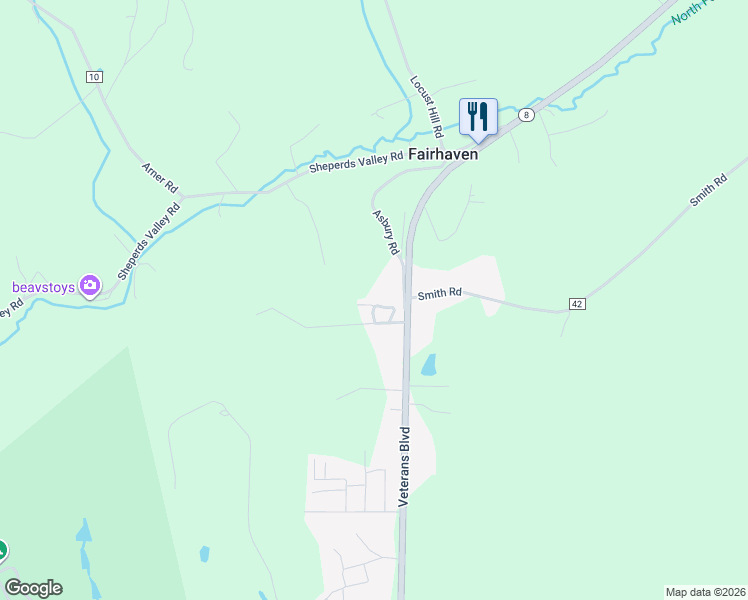 map of restaurants, bars, coffee shops, grocery stores, and more near 6 Tenneys Ct in New Cumberland