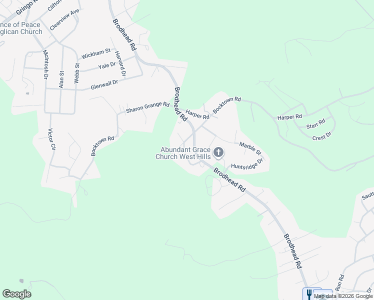 map of restaurants, bars, coffee shops, grocery stores, and more near 203 Garnet Street in Aliquippa