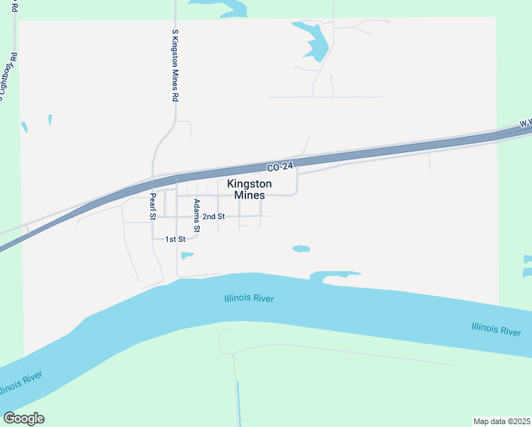 map of restaurants, bars, coffee shops, grocery stores, and more near 200 Monroe Street in Kingston Mines