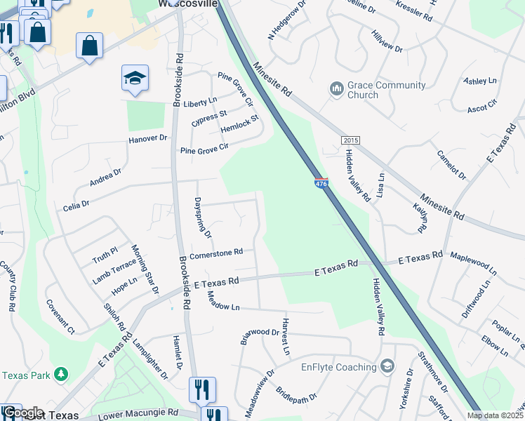 map of restaurants, bars, coffee shops, grocery stores, and more near 1430 Promise Lane in Wescosville