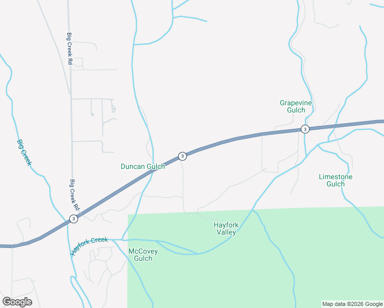 map of restaurants, bars, coffee shops, grocery stores, and more near 47 California 3 in Hayfork