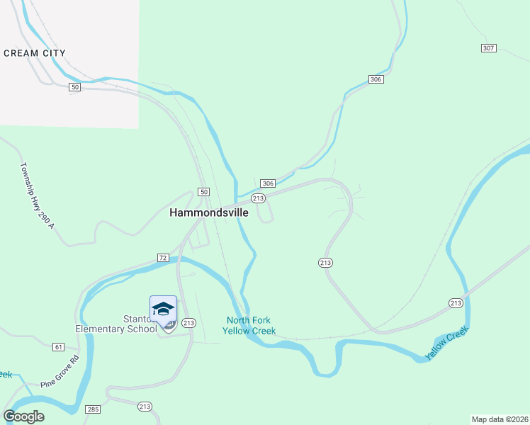 map of restaurants, bars, coffee shops, grocery stores, and more near 10 Township Road 306 in Irondale