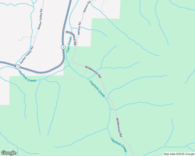 map of restaurants, bars, coffee shops, grocery stores, and more near Wildwood Road in Hayfork