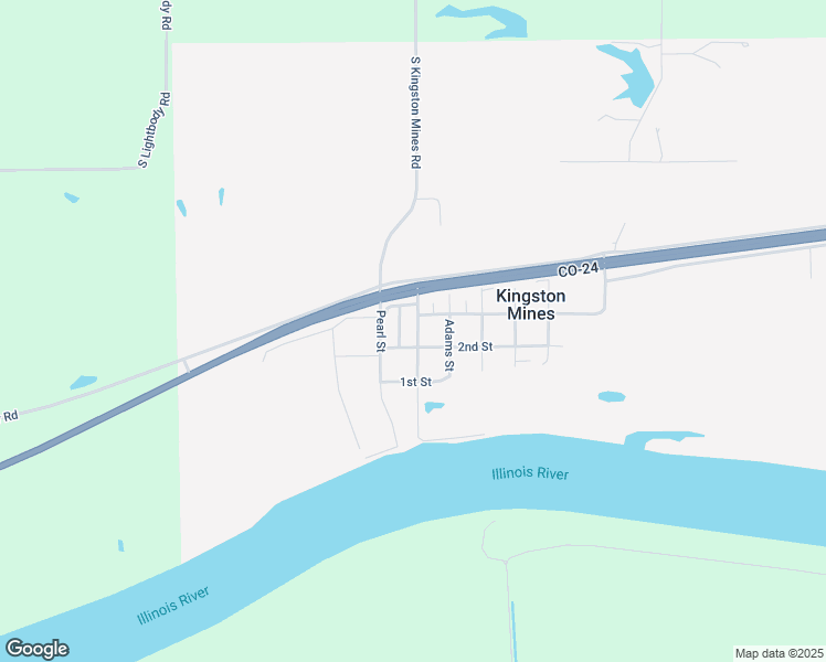 map of restaurants, bars, coffee shops, grocery stores, and more near in Kingston Mines