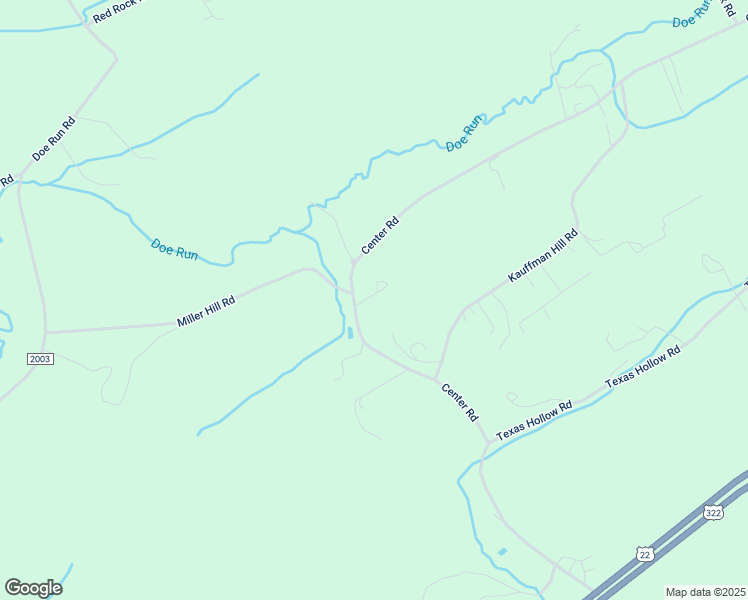 map of restaurants, bars, coffee shops, grocery stores, and more near 1248 Center Road in Mifflintown