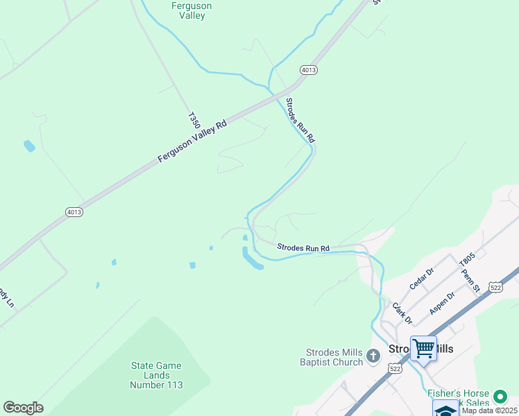 map of restaurants, bars, coffee shops, grocery stores, and more near 442 Strodes Run Road in Lewistown