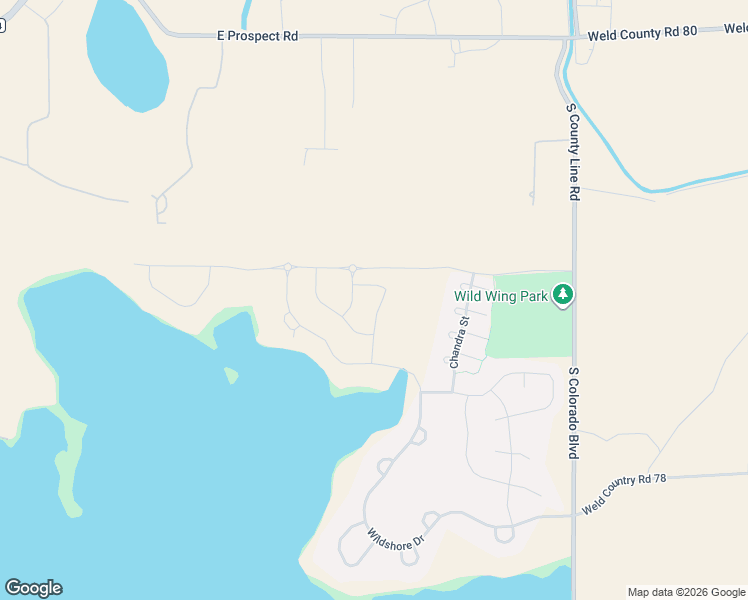 map of restaurants, bars, coffee shops, grocery stores, and more near 6736 Castello Street in Timnath