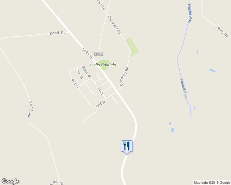 map of restaurants, bars, coffee shops, grocery stores, and more near 1655 Iselin Road in Saltsburg