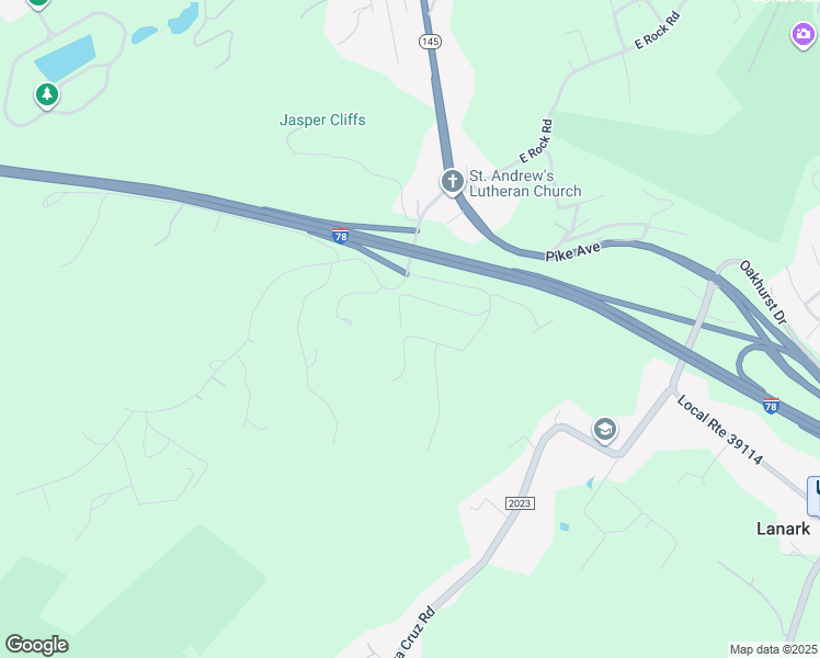 map of restaurants, bars, coffee shops, grocery stores, and more near 2658 Heckmans Lane in Coopersburg