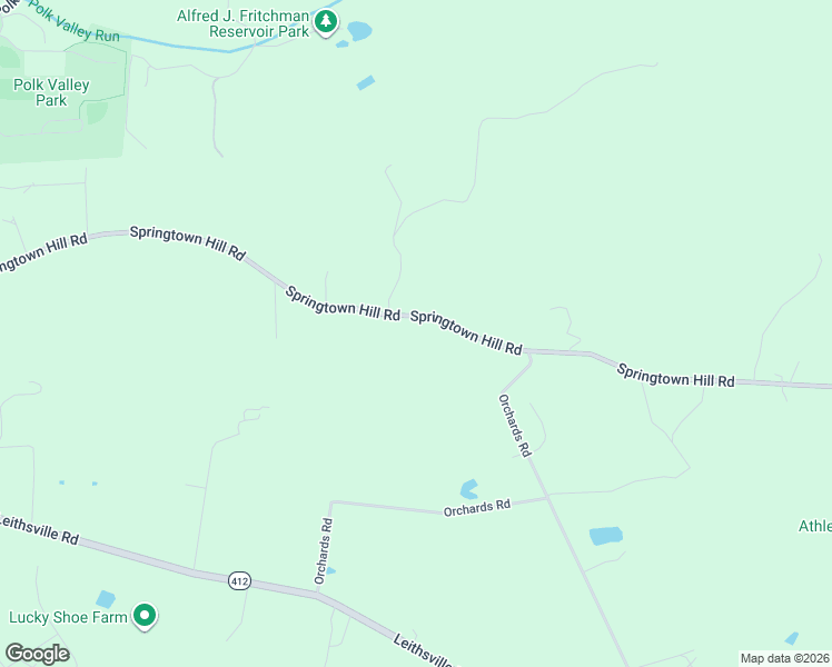 map of restaurants, bars, coffee shops, grocery stores, and more near 2244 Springtown Hill Road in Hellertown