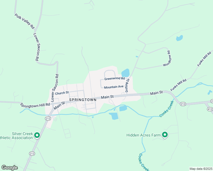 map of restaurants, bars, coffee shops, grocery stores, and more near 3325 Mountain Avenue in Hellertown