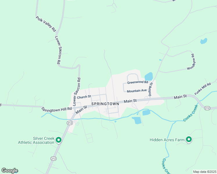 map of restaurants, bars, coffee shops, grocery stores, and more near 3045 Center St in Hellertown