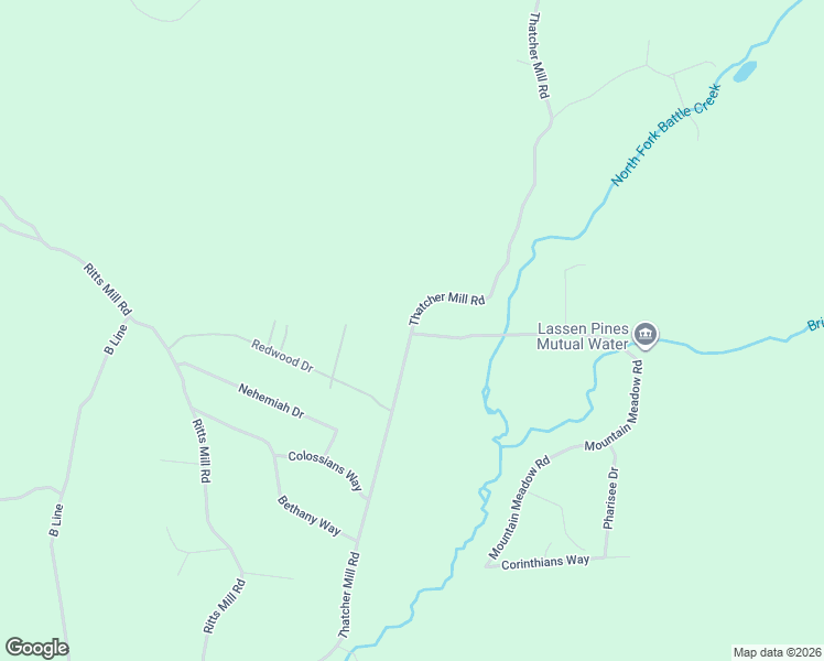 map of restaurants, bars, coffee shops, grocery stores, and more near 9483 Thatcher Mill Road in Shingletown