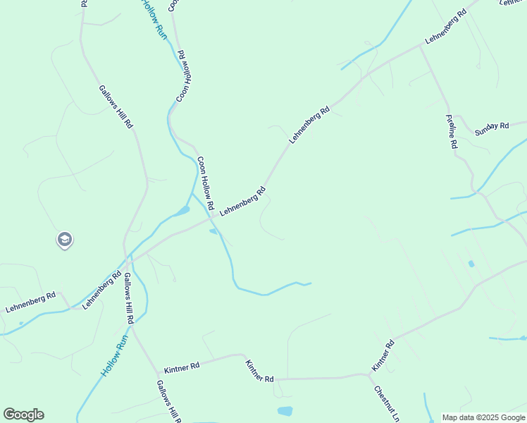 map of restaurants, bars, coffee shops, grocery stores, and more near 4580 Lehnenberg Road in Kintnersville