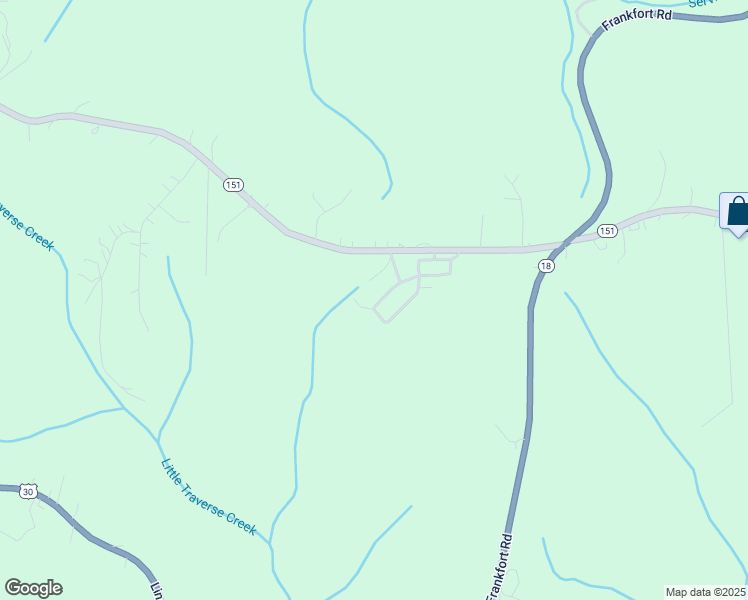 map of restaurants, bars, coffee shops, grocery stores, and more near 4695 Pennsylvania 151 in Aliquippa