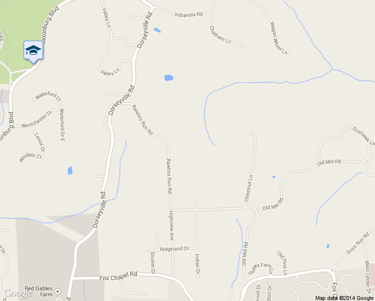 map of restaurants, bars, coffee shops, grocery stores, and more near 129 Rawlins Run Rd in Pittsburgh