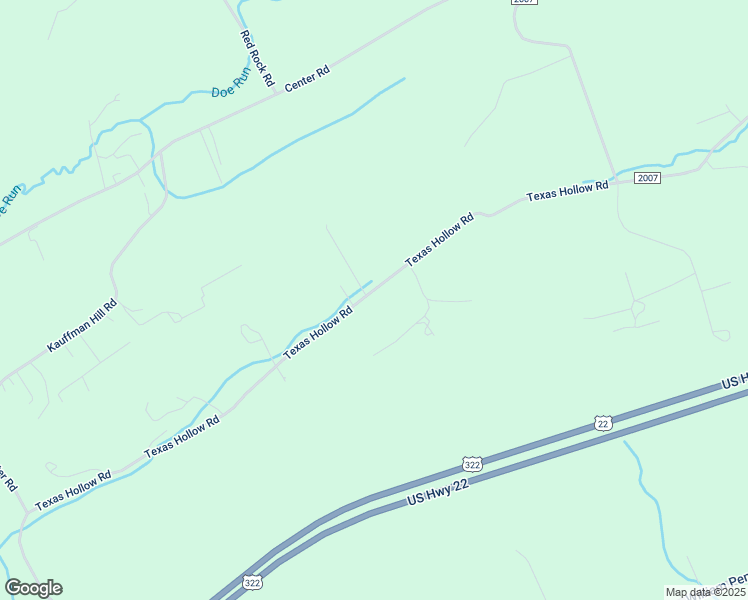 map of restaurants, bars, coffee shops, grocery stores, and more near 942 Texas Hollow Road in Mifflintown