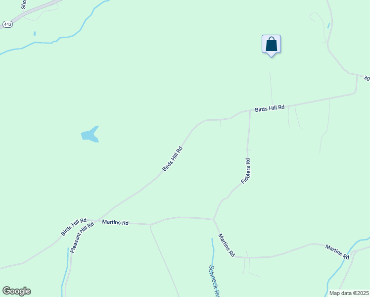 map of restaurants, bars, coffee shops, grocery stores, and more near 428 Birds Hill Road in Pine Grove