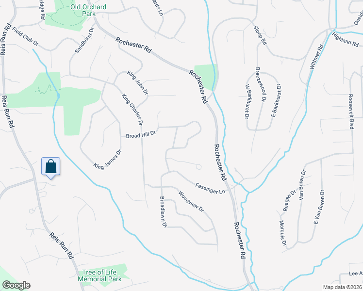 map of restaurants, bars, coffee shops, grocery stores, and more near 959 Broadmeadow Drive in Pittsburgh