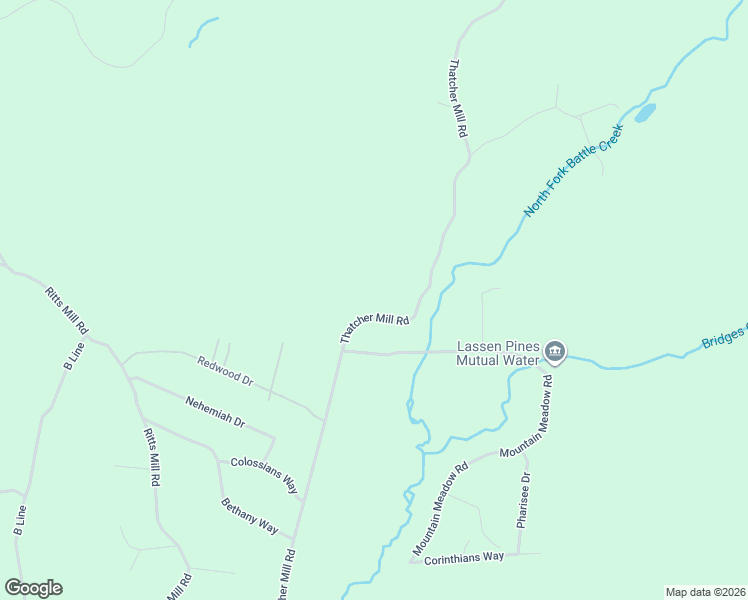 map of restaurants, bars, coffee shops, grocery stores, and more near 9483-9489 Thatcher Mill Road in Shingletown