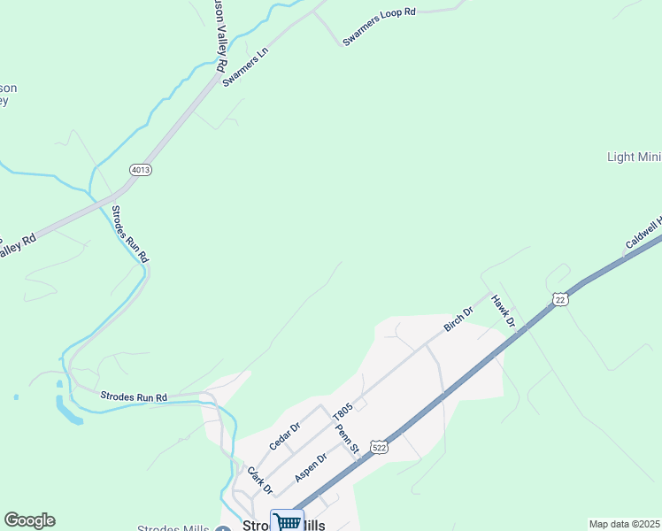 map of restaurants, bars, coffee shops, grocery stores, and more near 207 Squaw Hollow Road in Lewistown