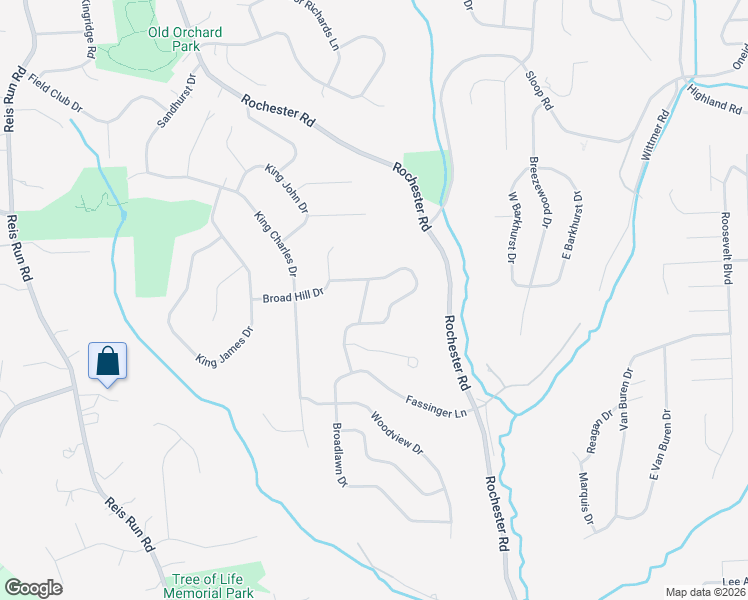 map of restaurants, bars, coffee shops, grocery stores, and more near 959 Broadmeadow Drive in Pittsburgh