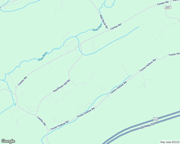 map of restaurants, bars, coffee shops, grocery stores, and more near 193 Kauffman Hill Road in Mifflintown