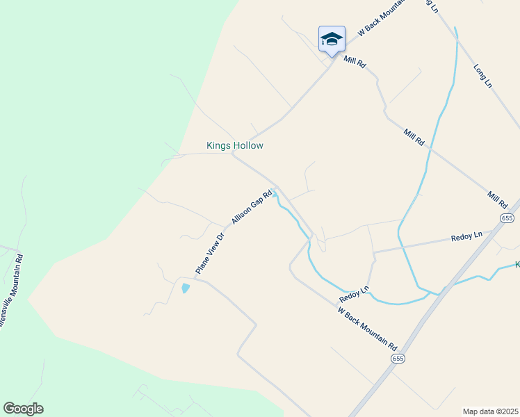 map of restaurants, bars, coffee shops, grocery stores, and more near 30 Allison Gap Road in Belleville