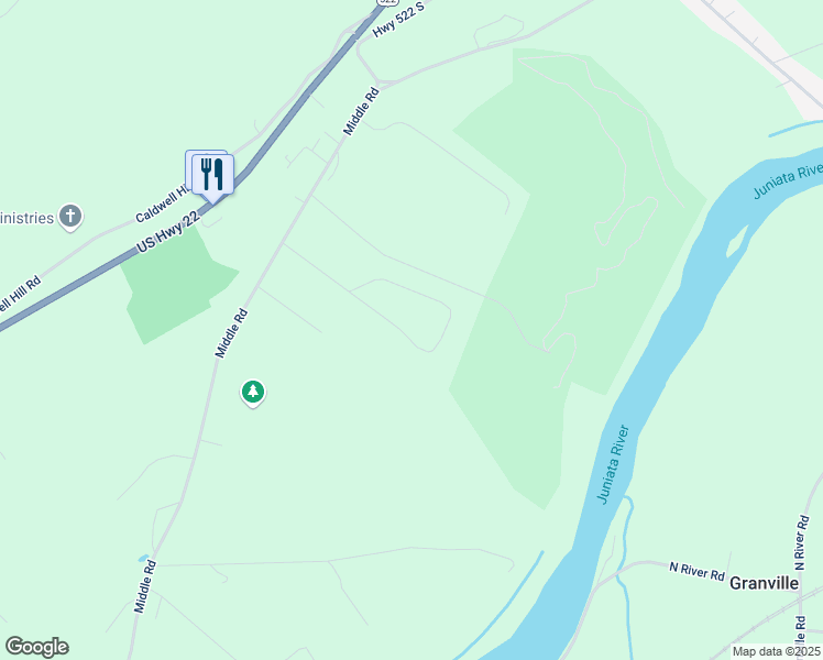 map of restaurants, bars, coffee shops, grocery stores, and more near 163 Fairway Place in Lewistown