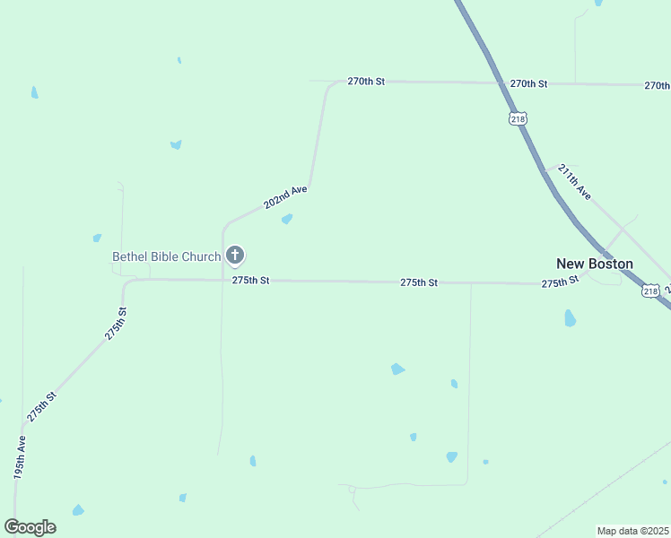 map of restaurants, bars, coffee shops, grocery stores, and more near 2049 275th Street in Argyle
