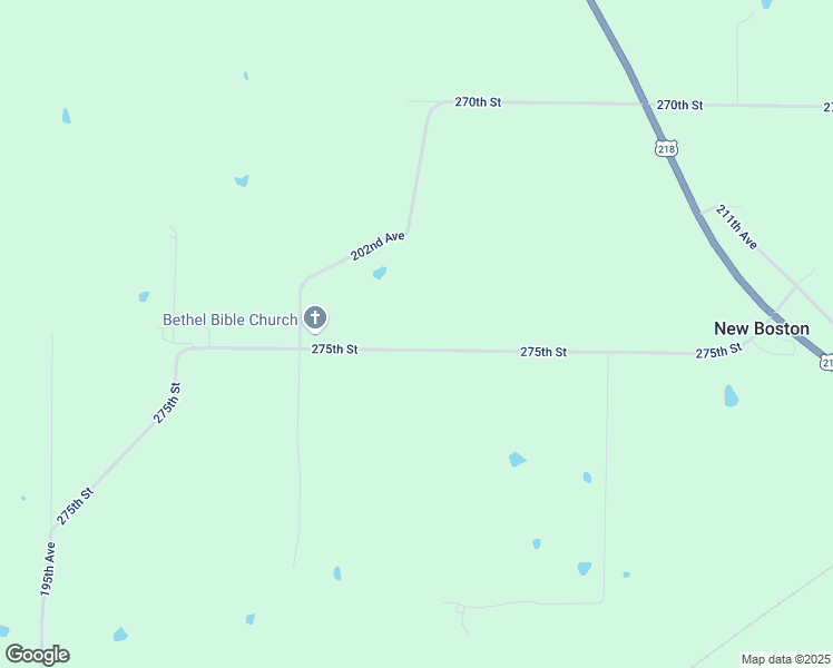map of restaurants, bars, coffee shops, grocery stores, and more near 2049 275th Street in Argyle