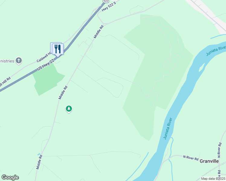 map of restaurants, bars, coffee shops, grocery stores, and more near 163 Fairway Place in Lewistown