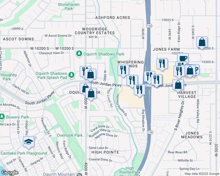 map of restaurants, bars, coffee shops, grocery stores, and more near in 