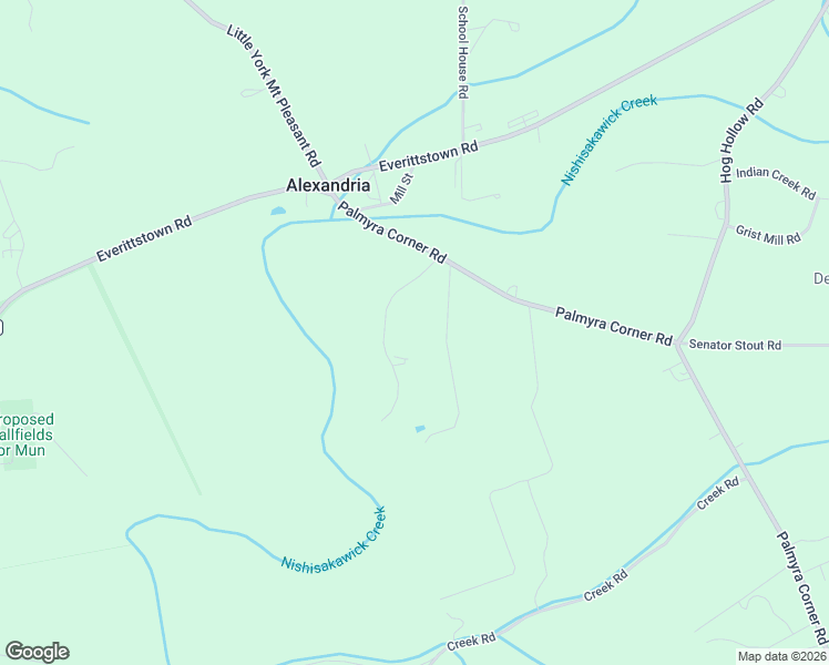 map of restaurants, bars, coffee shops, grocery stores, and more near 7 Maple Springs Road in Alexandria