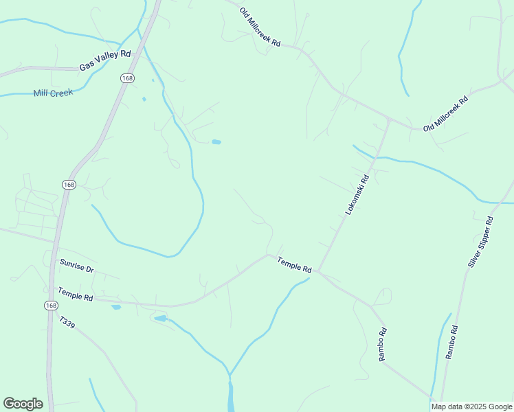 map of restaurants, bars, coffee shops, grocery stores, and more near 335 Temple Road in Hookstown