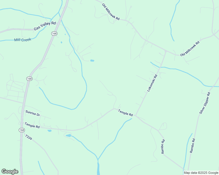 map of restaurants, bars, coffee shops, grocery stores, and more near 335 Temple Road in Hookstown