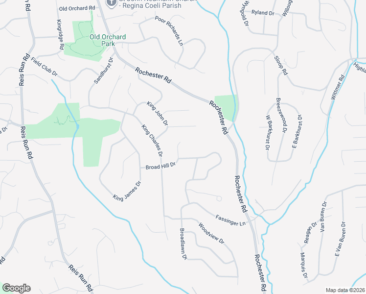 map of restaurants, bars, coffee shops, grocery stores, and more near 996 Broadmeadow Drive in Pittsburgh