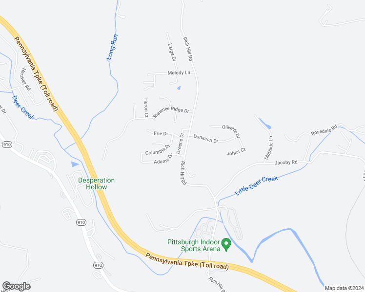 map of restaurants, bars, coffee shops, grocery stores, and more near 2 Greene Drive in Cheswick