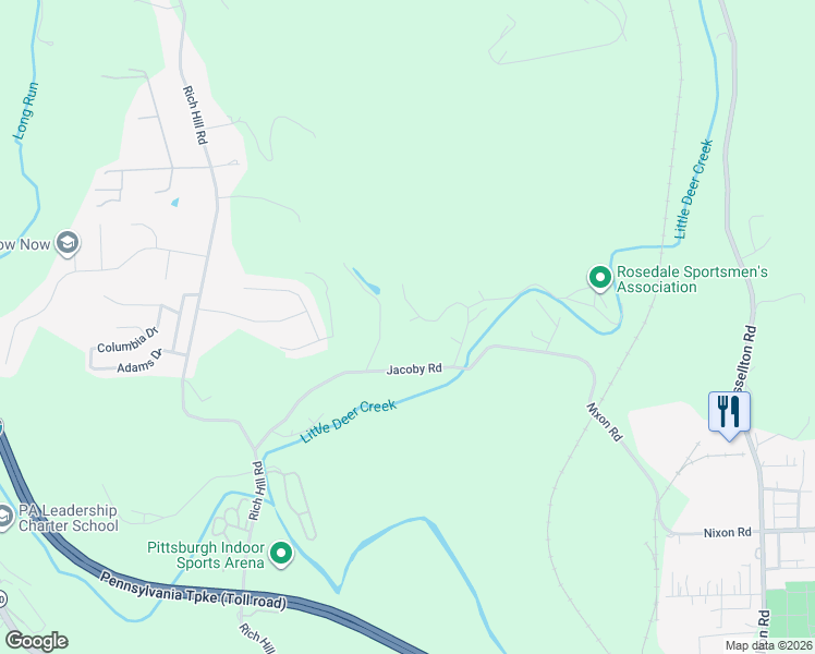 map of restaurants, bars, coffee shops, grocery stores, and more near 23 Spring Hill Lane in Cheswick