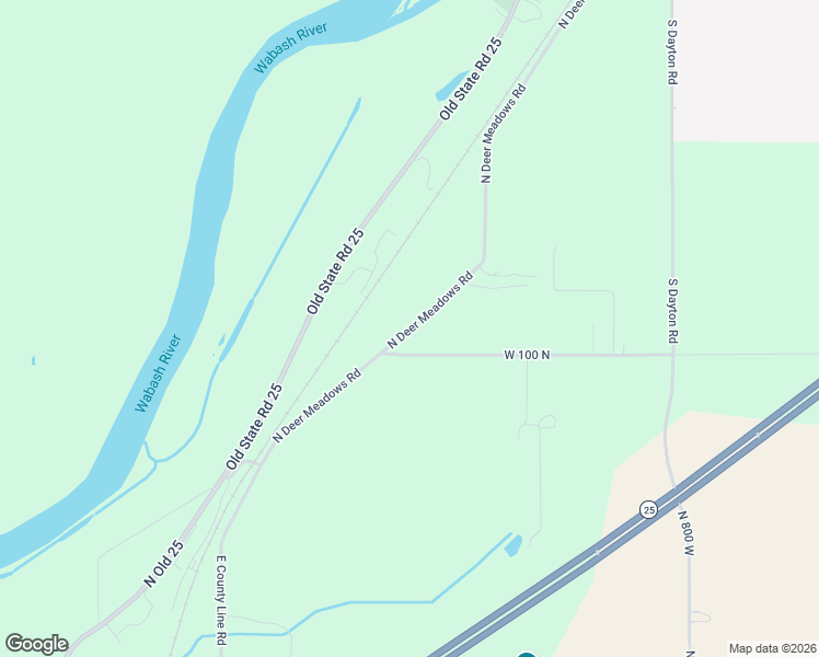 map of restaurants, bars, coffee shops, grocery stores, and more near 1220 North Deer Meadows Road in Delphi