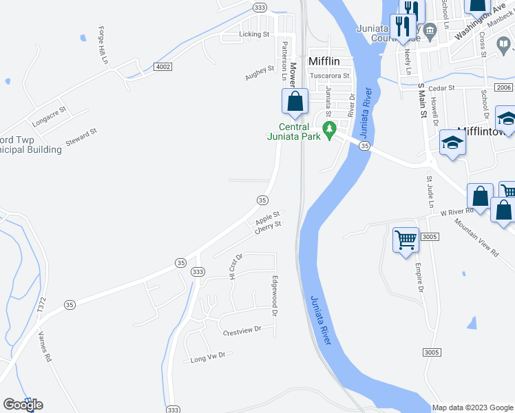 map of restaurants, bars, coffee shops, grocery stores, and more near in 